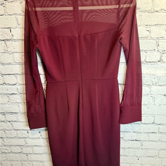 Maggy London Illusion Dress. Women's Crepe Knee Length. Sz 2. NWOT - Picture 2 of 4